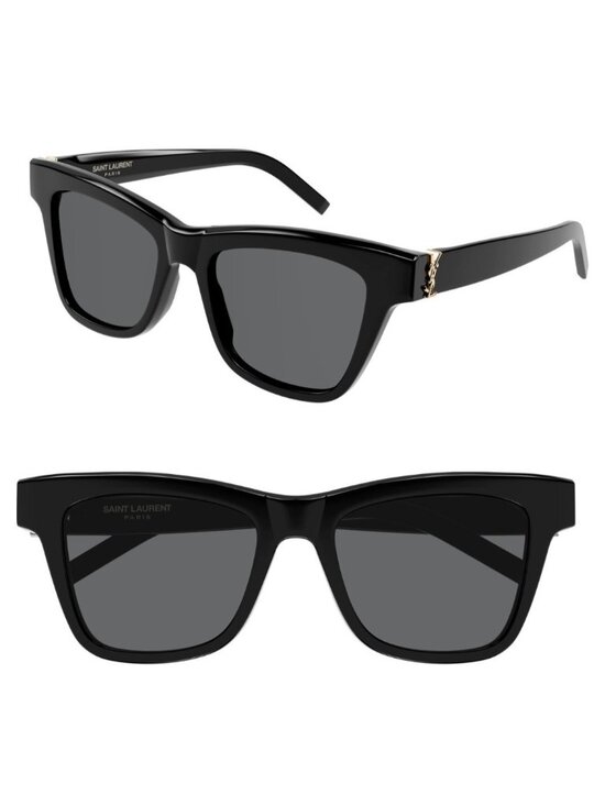 Saint Laurent SLM106 005 Women\'s 52mm Polarized Square Black / Grey Sunglasses